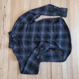 Naked & Famous plaid button down